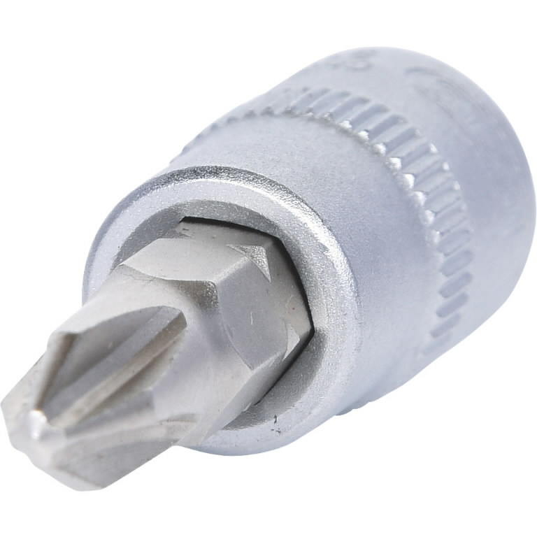 Bit socket 1/4" CHROMEplus PH2, KS Tools