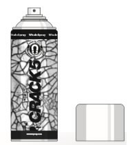 NDT Kontrast lakk WS Crack 5 mustale magnetainele 400ml (ex, Whale Spray