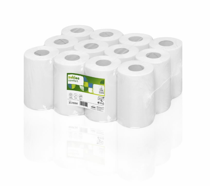 Paper towel centerfeed Wepa Comfort, 1- ply, 120 m, Satino by WEPA