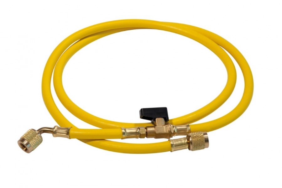 Pressure hose plus 1/4" SAE, 1,5 m yellow 1