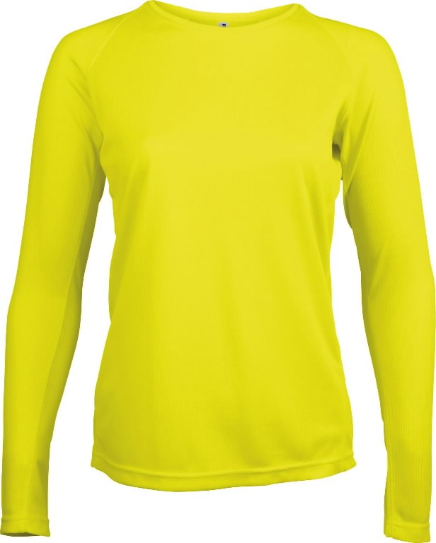 Hi-vis. shirt with long sleeves Proact for woman yellow XL, OTHER