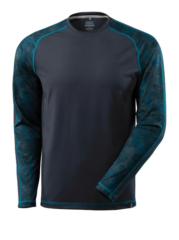 Marškinėliai Advanced, ilgom rankovėm, tamsiai mėlyna XS