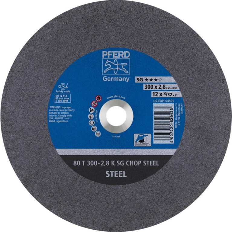 Pjovimo diskas SG Chop Steel 300x2,8/25,4mm, Pferd