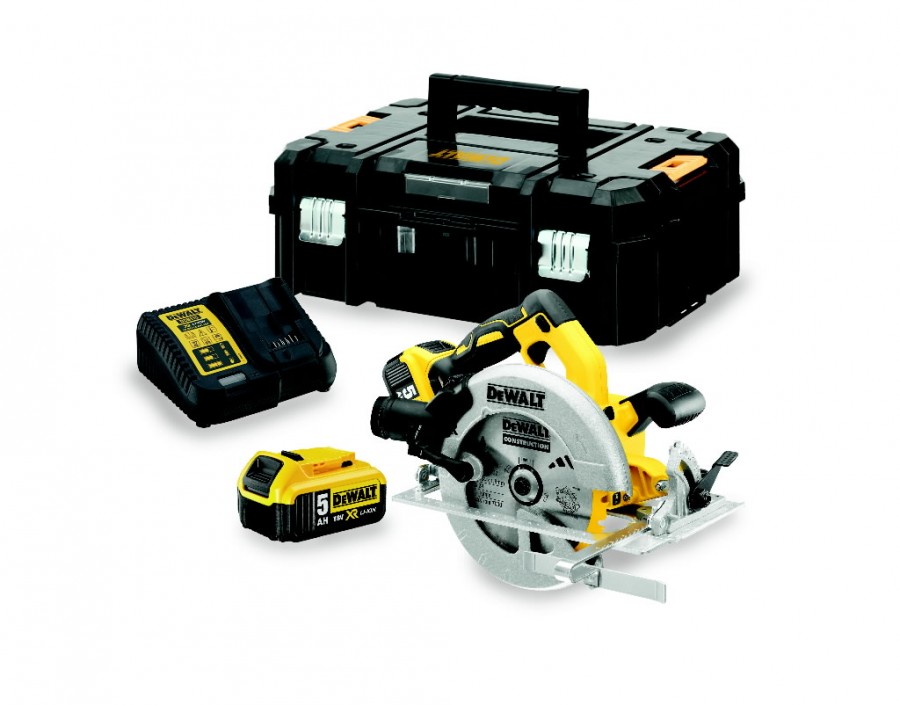 Akumulatora ripzāģis DCS570P2, 18V / 5,0Ah, bezoglīšu, DeWalt