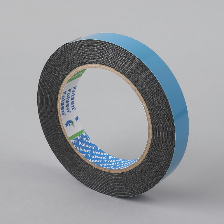 Kahepoolne teip must 19mmx5mx1,1mm, Folsen