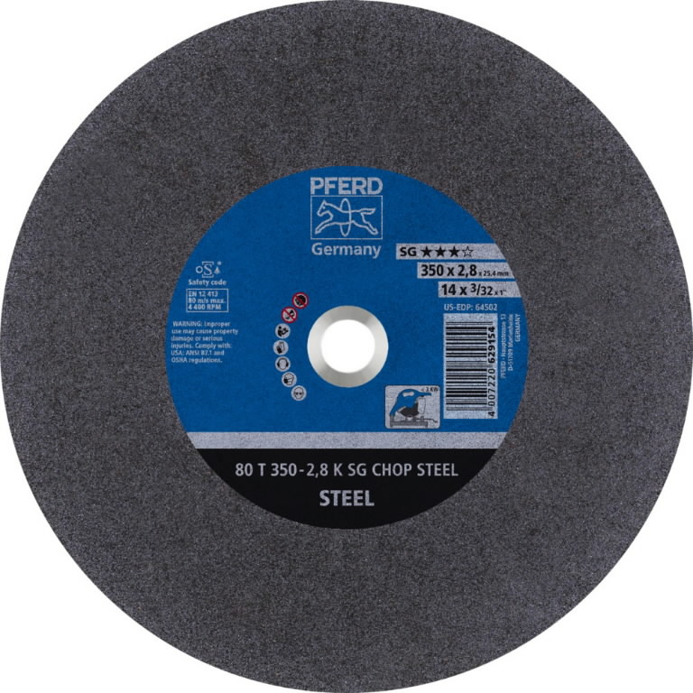 Режущий диск по металлу 350x2,8x25,4 A36K CHOP, PFERD