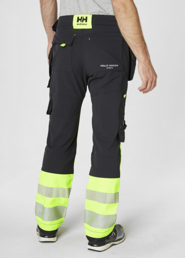 Chelsea Evolution Service Pants - 4-Way Stretch - YKK Zipper - Jeans-like  front pockets - Baggy cargo pockets - Tonal Logo - Helly Hansen 77455 -  iWantWorkwear