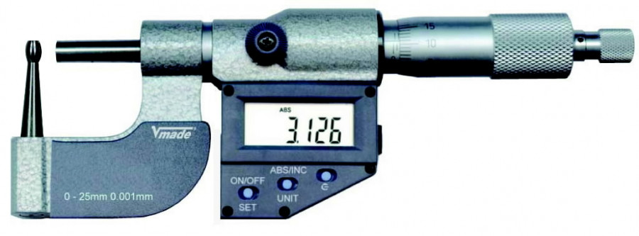 Mikrometras skaitmeninis,0-25mm, IP54 