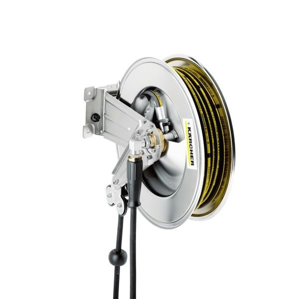 Automatic hose reel, stainless steel, Kärcher - Accessories for  proffesional high pressure cleaner