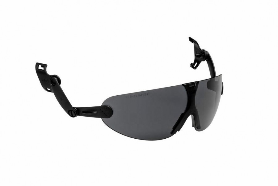 Apsauginiai  akiniai, tvirtinami prie šalmo  V9G , pilki 