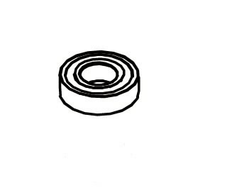 BEARING, BALL DTT-2100, Echo