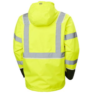 UNION STRATA HAZARD YELLOW Sサイズ Helly Hansen Workwear, Shell jacket Uc-Me zip in, hi-viz CL3