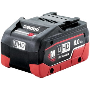 Battery 18V 8,0 Ah LiHD, Metabo Stokker- tools, machinery