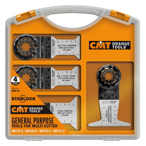 CMT, Multi-cutter blade set for wood 4-piece STARLOCK - Stokker