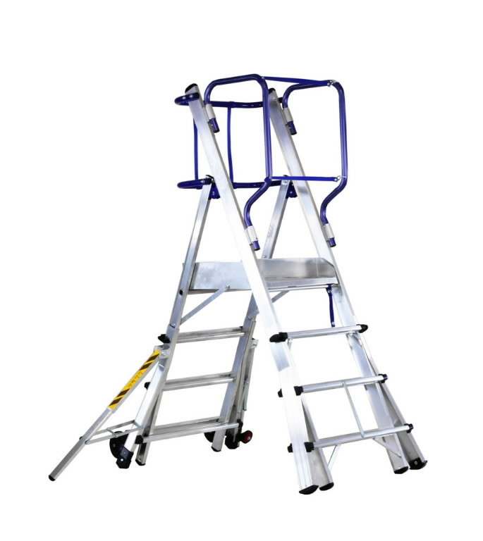 Mobile stocker`s ladder TELEFLY 6 steps, Svelt