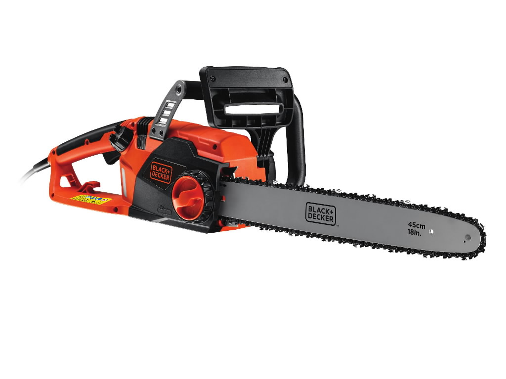 Electric chain saw CS2245 / 2200 W / 45cm, Black+Decker, blackdecker ...