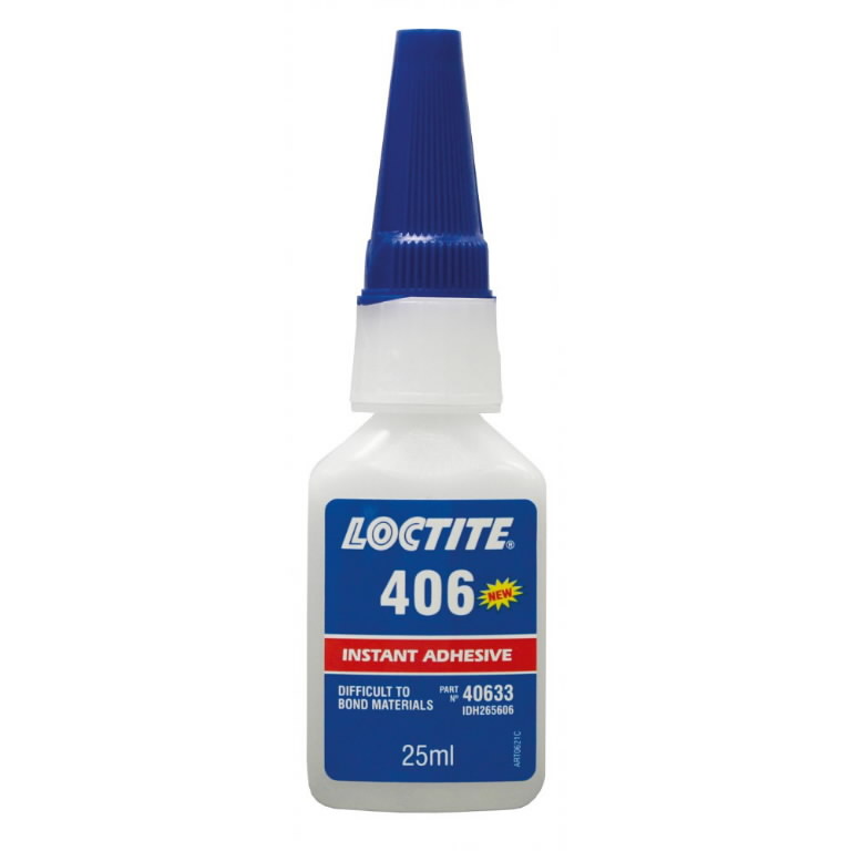 Instant adhesive (plastics, rubber) LOCTITE 406 50g, Loctite Instant bonding/Cyanoacrylate