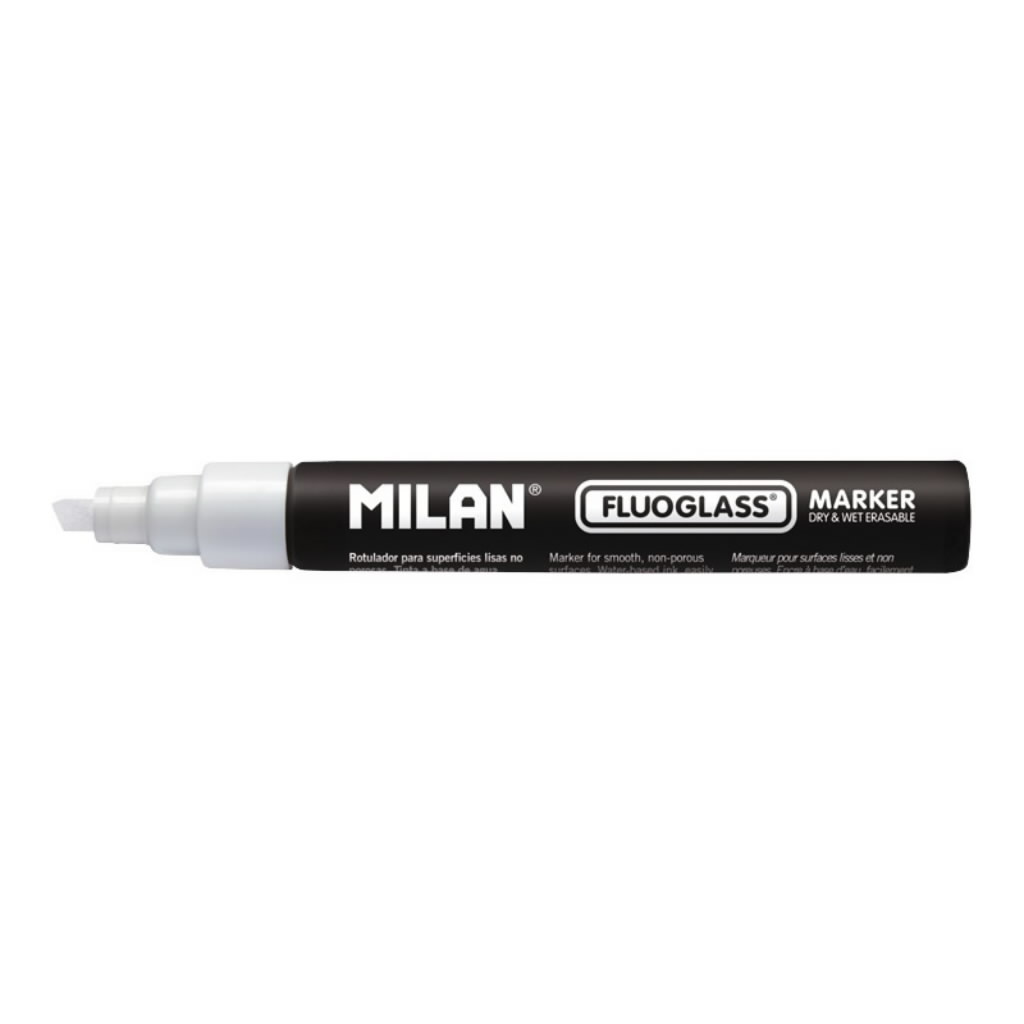 Žymeklis Milan Fluoglass baltas 2-4mm, vandens pagrindo 