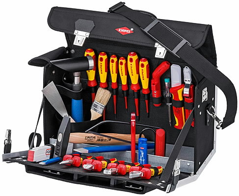 Electro set in tool bag 23 parts, Knipex