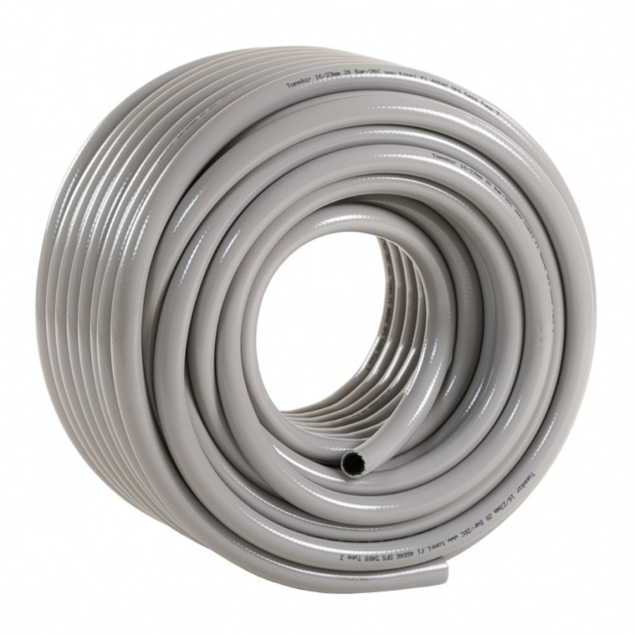 Compressed air hose 10mm 25m, Grey 10/16 ToppAIR, TOPPI | Stokker 