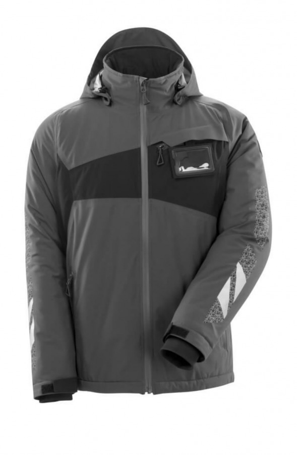 light grey winter jacket