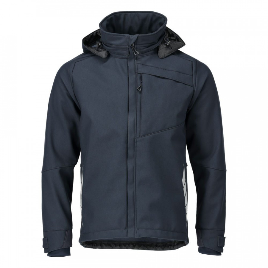 ジャケット・アウター OHOTORO Mannish Wool Blouson navy brushed 2way jacket | OHOTORO