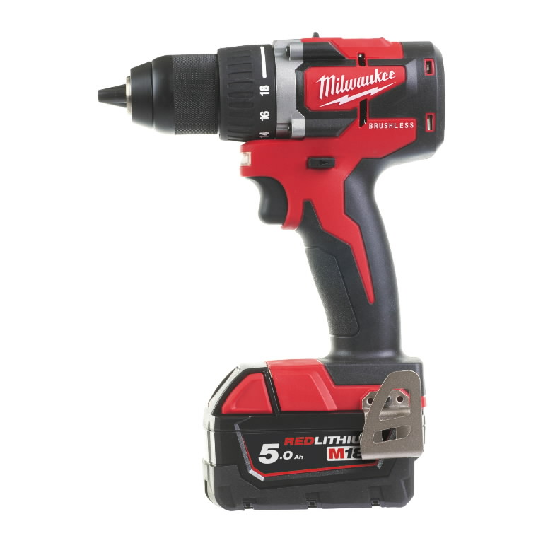 Akumuliatorinis suktuvas/gręžtuvas M18 CBLDD-502C 2x5,0 Ah, Milwaukee