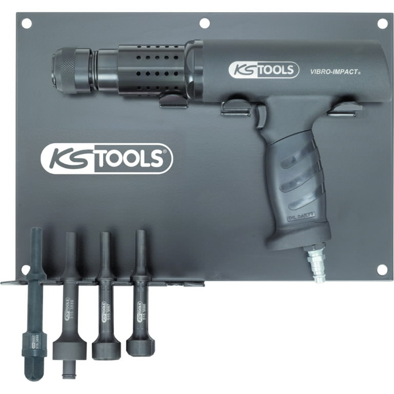 compressed air chisel hammer set 6-pcs, KS Tools | Stokker- tools ...