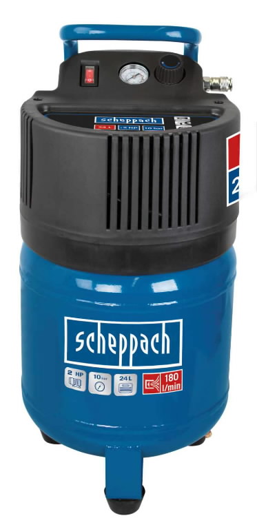 Õlivaba vertikaalne kompressor HC 24V, Scheppach