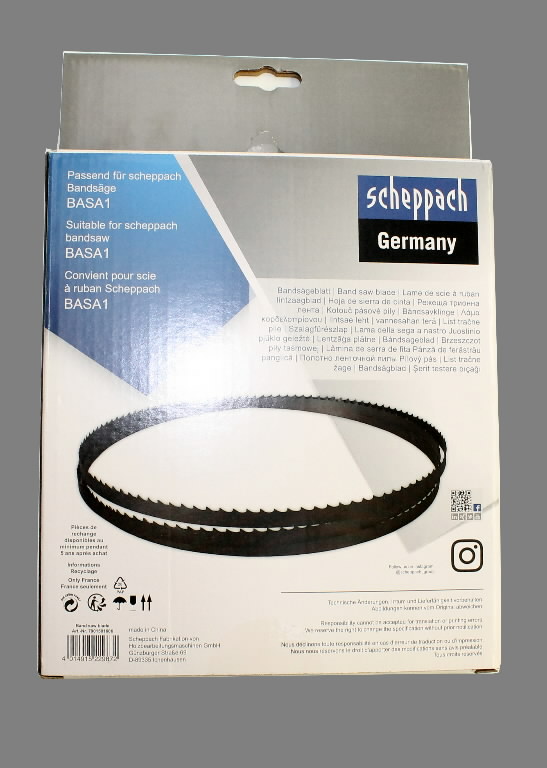 Bandsaw blade Basa 1 1490x6x0.36mm 6 TPI, Scheppach Bandsaw blades