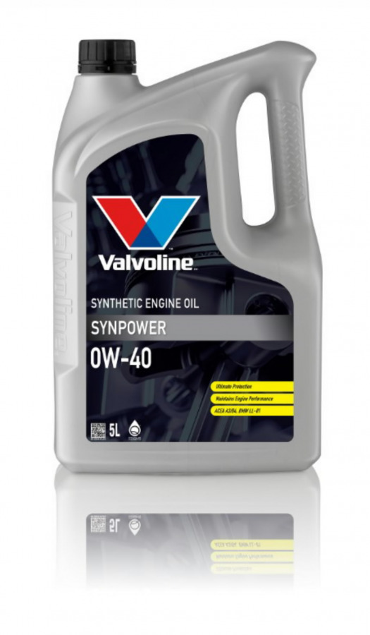 SYNPOWER 0W40 5L, Valvoline - Passenger car fully synthetic motor oils
