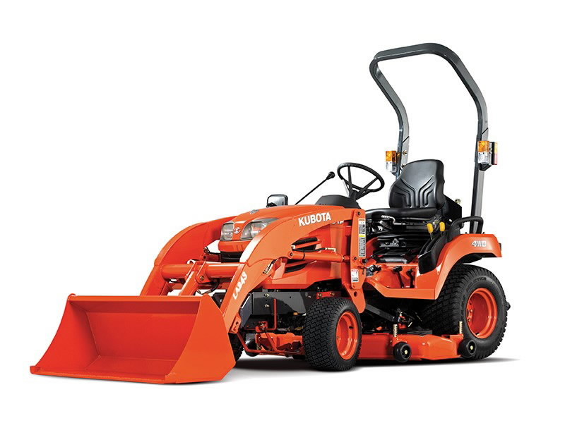 Kompakti&scaron;kas KUBOTA BX231 traktorius (su apsauginiu lanku) 