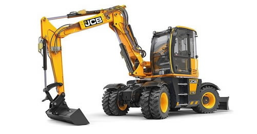 Riteņu ekskavators  HYDRADIG 110W, JCB