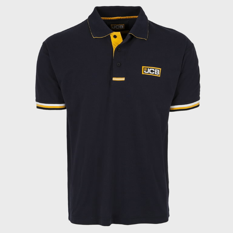 Polo shirt Navy, size XXL, JCB | Stokker- tools, machinery