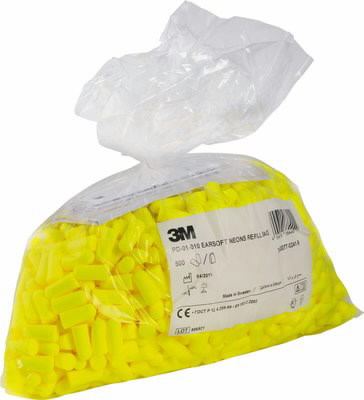 ausų kištukai 36db dispenseriui 500porų E-A-R Soft gelt., 3M