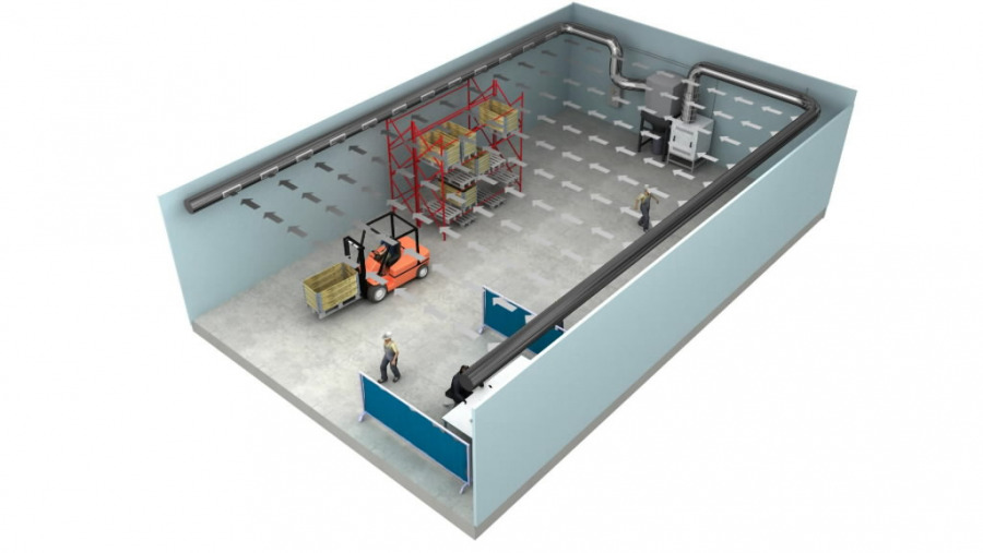 Welding fume filtration system Push-Pull, Plymovent | Stokker- tools ...