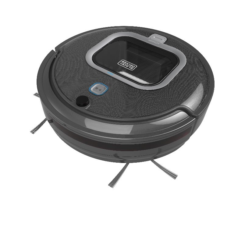Robot vacuum cleaner RVA425B, Smart Tech, Bluetooth, Black+Decker 
