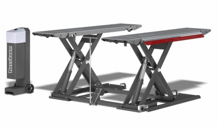 Scissor lift Sprinter mobil 3T RAL7016, Nussbaum | Stokker- tools