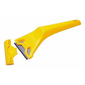 Window scraper with trapezoid blade, Stanley