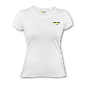 Moteriški marškinėliai, L dydis, balta, Kärcher