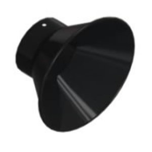 Round extraction hood MM-001/B, black for MiniMan-75 