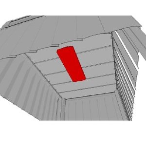 LED luminaire for extraction hood 42,9W, 230V/50Hz