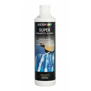 Šampūns un vasks SUPER SHAMPOO & WAX 500ml, Motip