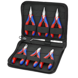 Electronics pliers set 6pcs in case, Knipex