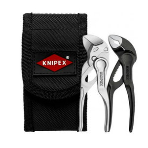 Mini pliers Set XS  2 pcs in belt tool pouch, Knipex