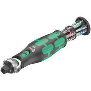 Ratchet-scewdriver 3/8´´ set, 13pcs, 8009 Zyklop Pocket, Wera