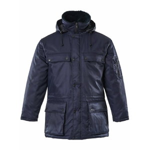 Parka with hood 00510, dark navy 2XL