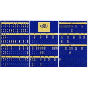 Board for hanging 79 adapters