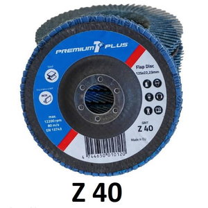 Lapelinis šlifavimo diskas PREMIUM1+ 125mm Z40, Premium 1