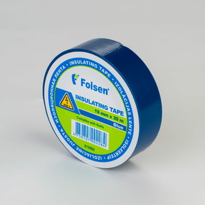 Insulating tape blue 19mmx20m, Folsen